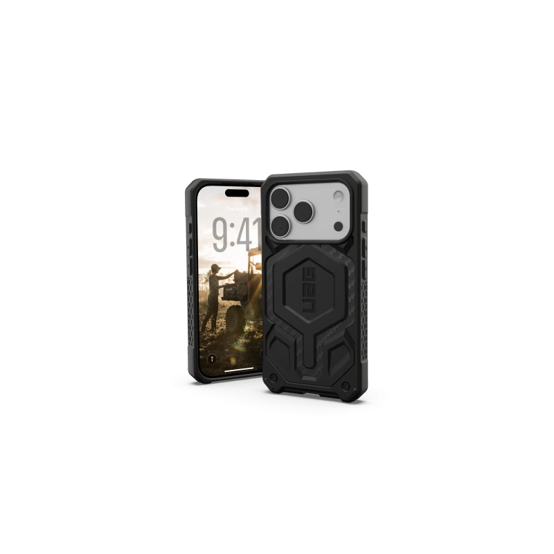 UAG Monarch Pro - etui do iPhone 17 Pro kompatybilne z MagSafe (carbon fiber)