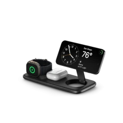 Satechi Qi2 Trio Wireless Charging Pad - magnetyczna ładowarka bezprzewodowa do trzech urządzeń (AppleWatch 5W, AirPods 5W, Qi2 