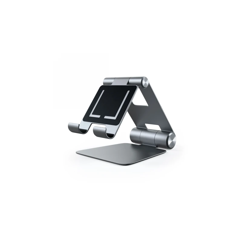 Satechi R1 Aluminum Hinge Holder Foldable Stand - aluminiowa składana podstawka do MacBook/iPad (space gray)