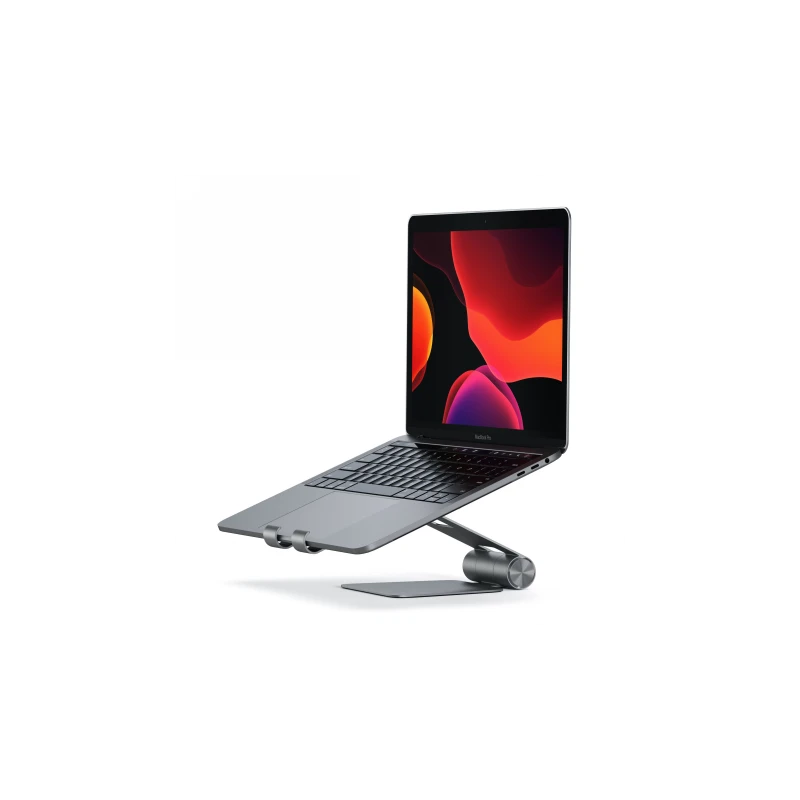Satechi R1 Aluminum Hinge Holder Foldable Stand - aluminiowa składana podstawka do MacBook/iPad (space gray)
