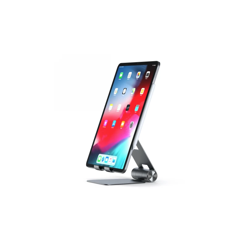 Satechi R1 Aluminum Hinge Holder Foldable Stand - aluminiowa składana podstawka do MacBook/iPad (space gray)