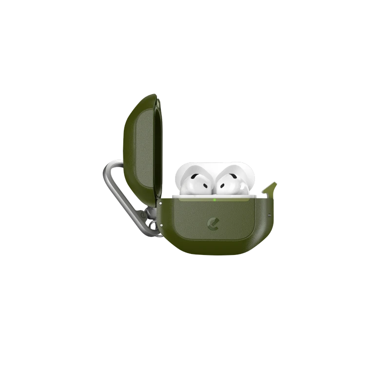 KeyBudz ElementProof - wodoodporne etui do AirPods 4 gen. (forest green)