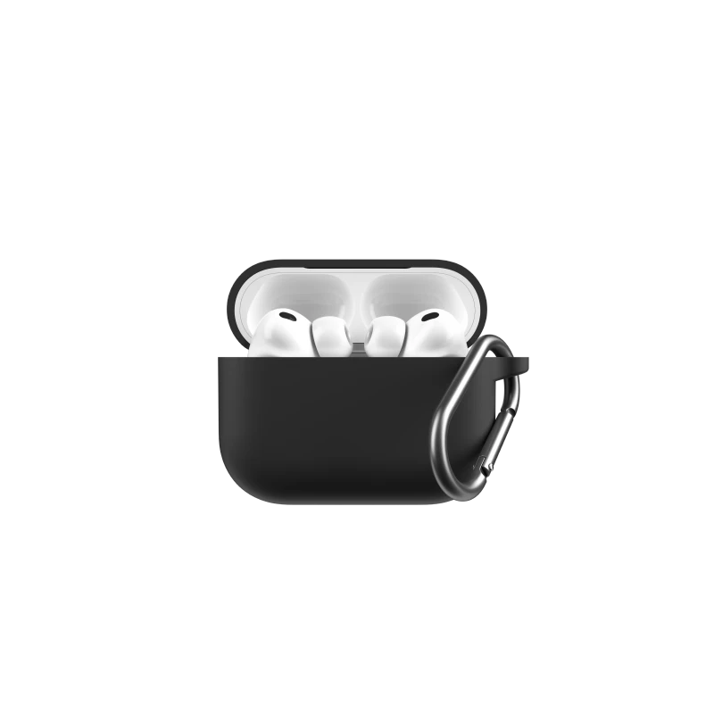 KeyBudz Elevate Keychain - silikonowe etui ochronne do AirPods Pro 3 (black)