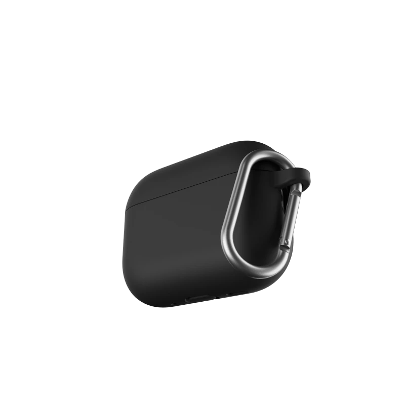 KeyBudz Elevate Keychain - silikonowe etui ochronne do AirPods Pro 3 (black)