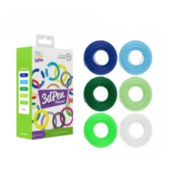 myFirst 3dPen Artist Filaments - wkłady do długopisu 3D, zestaw 5 kolorów (cold color)