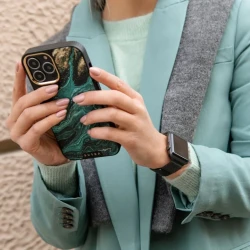 BURGA Metal Mesh elegancka bransoleta Mediolańska Apple Watch 42/44mm (black)