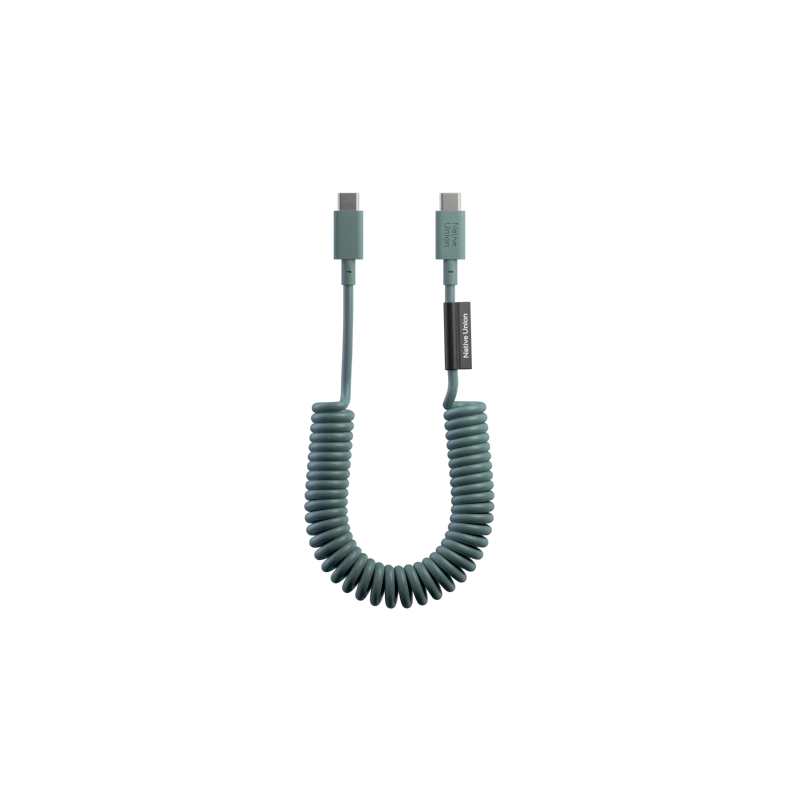 Native Union Pop Cable - kabel USB-C - USB-C, 1,2 m 60W (slate green)