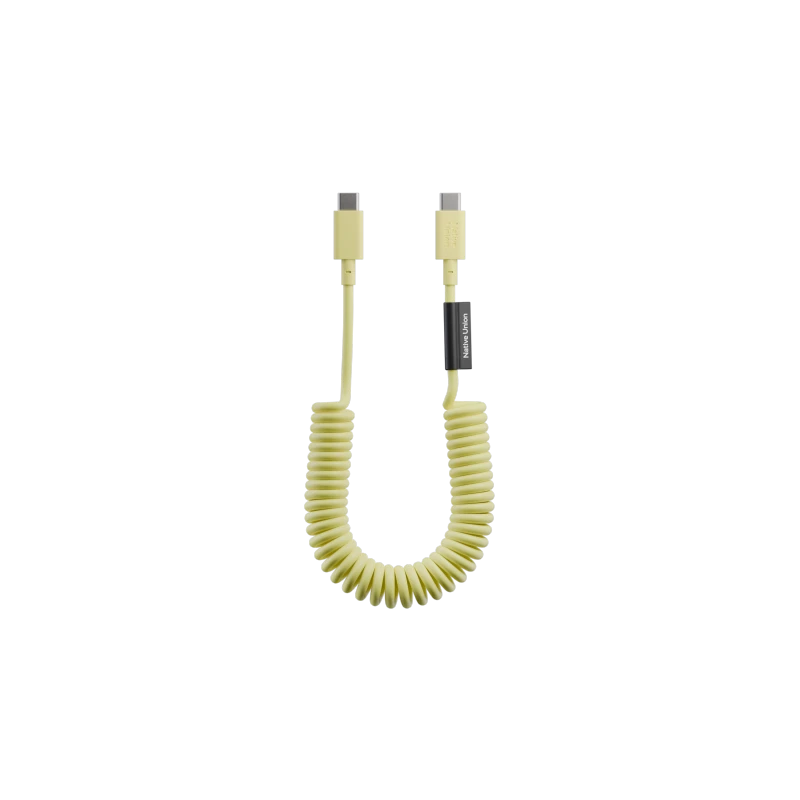Native Union Pop Cable - kabel USB-C - USB-C, 1,2 m 60W (lemon)