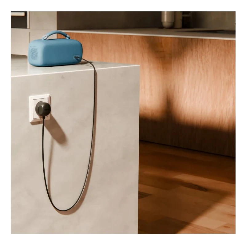 Twelve South PowerCord EU szybka ładowarka sieciowa 30W z kablem USB-C 3m (wtyczki EU i UK w zestawie)