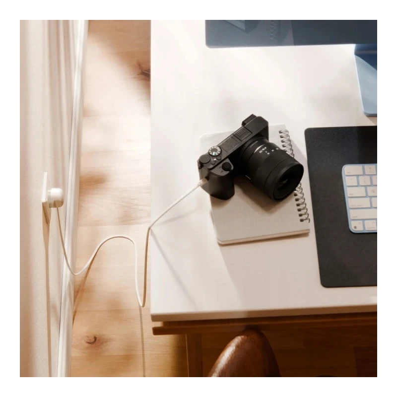 Twelve South PowerCord EU - ładowarka sieciowa 30W z kablem USB-C 1,2m (white/dune)