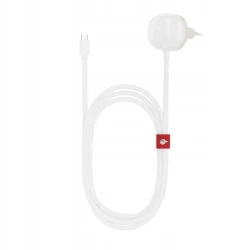 Twelve South PowerCord EU szybka ładowarka sieciowa 30W kabel USB-C 1,2m (white/dune)