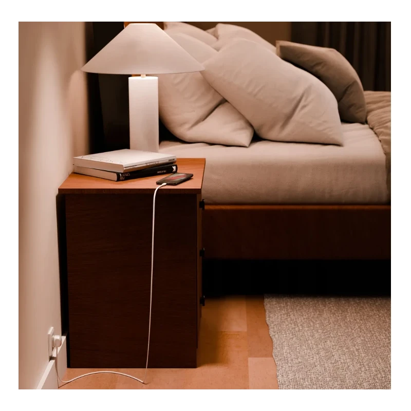 Twelve South PowerCord EU - ładowarka sieciowa 30W z kablem USB-C 1,2m (white/dune)