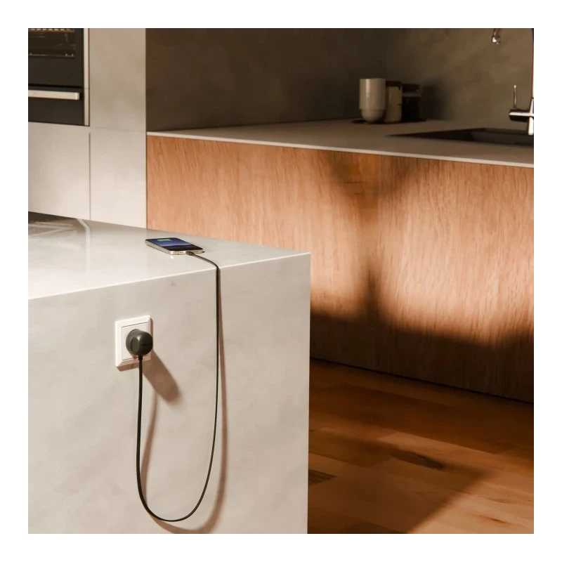 Twelve South PowerCord EU - ładowarka sieciowa 30W z kablem USB-C 1,2m (slate)