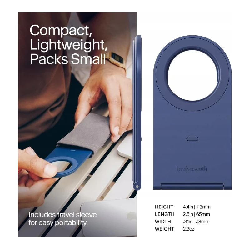 Twelve South Curve Nano - regulowana aluminiowa podstawka magnetyczna do iPhone (coastal)