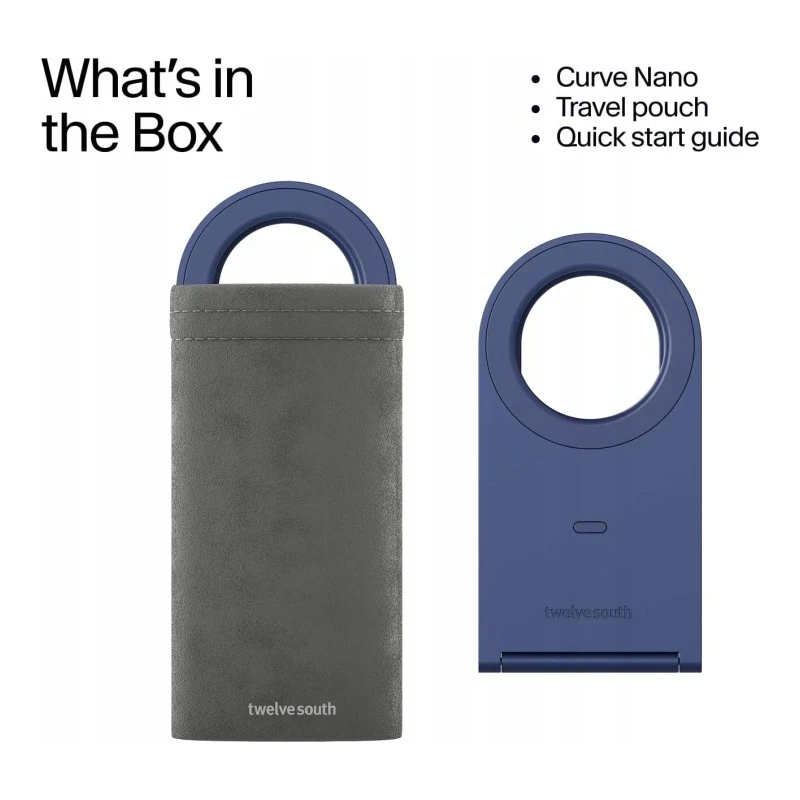 Twelve South Curve Nano - regulowana aluminiowa podstawka magnetyczna do iPhone (coastal)