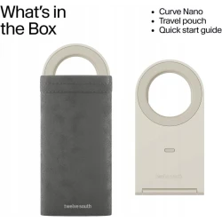 Twelve South regulowana aluminiowa podstawka stojak stand MagSafe do iPhone (dune)