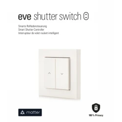 Eve Shutter Switch Matter - inteligenty kontroler rolet okiennych (kompatybilność: Apple Home, Samsung SmartThings, Alexa, Googl