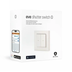 Eve Shutter Switch Matter - inteligenty kontroler rolet okiennych (kompatybilność: Apple Home, Samsung SmartThings, Alexa, Googl