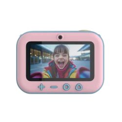 myFirst Camera Insta 20 - aparat natychmiastowy dla dzieci z drukarką i możliwością drukowania etykiet, ekranem 3" Full HD IPS i