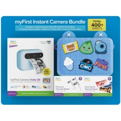 myFirst Camera Insta 20 Bundle Set - zestaw dla dzieci z aparatem myFirst Camera Insta 20, torbą myFirst Cross Bag oraz 3 rolkam