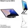 TwelveSouth Curve Mini regulowana składana aluminiowa podstawka iPad tablet (slate)