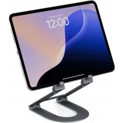 TwelveSouth Curve Mini regulowana składana aluminiowa podstawka iPad tablet (slate)