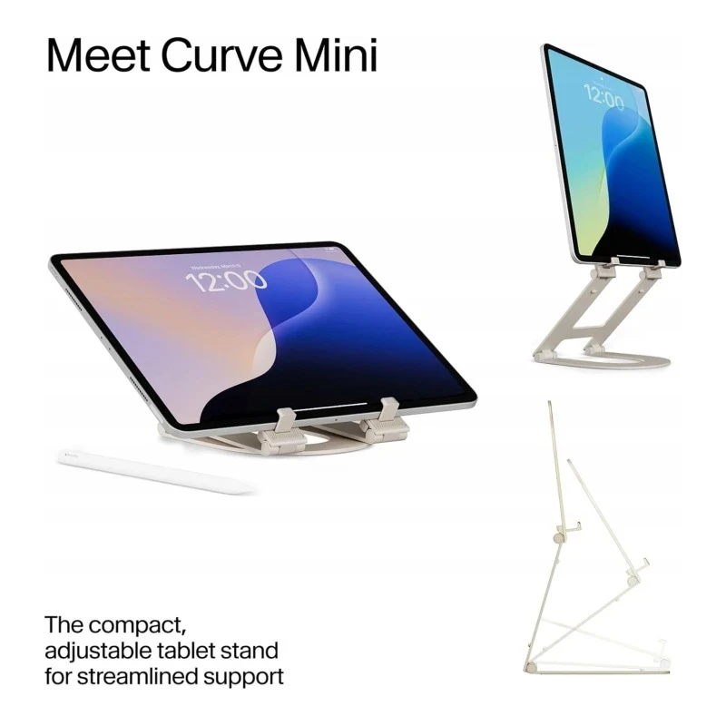 Twelve South Curve Mini - regulowana aluminiowa podstawka do iPad (dune)