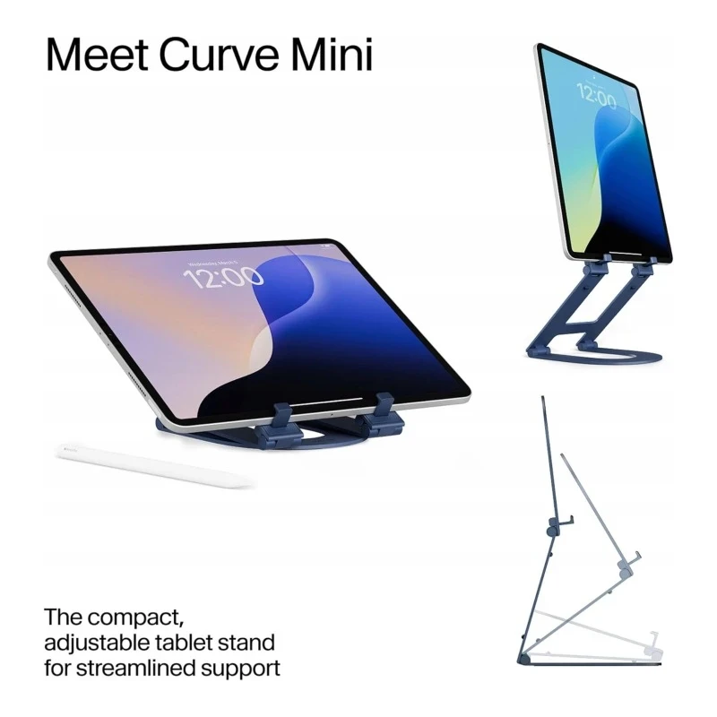 Twelve South Curve Mini - regulowana aluminiowa podstawka do iPad (coastal)