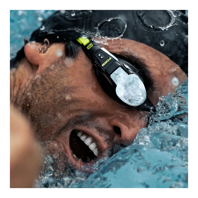 FORM Smart Swim 2PRO inteligentne okulary pływackie aplikacja tętno dystans