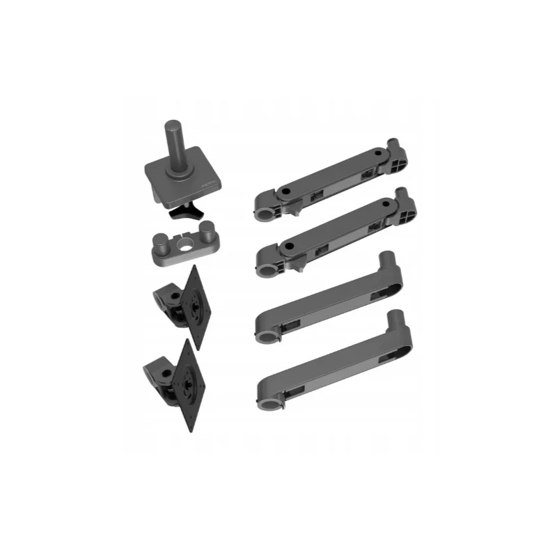 Ergotron LX PRO Dual mocny dwu ramienny uchwyt biurkowy na 2 monitory (ciemnoszary)