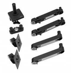 Ergotron LX PRO Dual mocny dwu ramienny uchwyt biurkowy na 2 monitory (czarny)