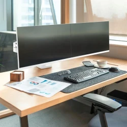 Ergotron LX PRO Dual mocny dwu ramienny uchwyt biurkowy na 2 monitory (biały)