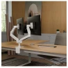 Ergotron LX PRO Dual mocny dwu ramienny uchwyt biurkowy na 2 monitory (biały)