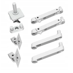 Ergotron LX PRO Dual mocny dwu ramienny uchwyt biurkowy na 2 monitory (biały)