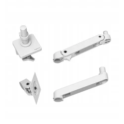 Ergotron LX PRO mocny regulowany uchwyt biurkowy na jeden monitor (biały)