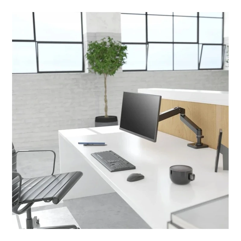 Ergotron LX PRO mocny regulowany uchwyt biurkowy na jeden monitor (czarny)