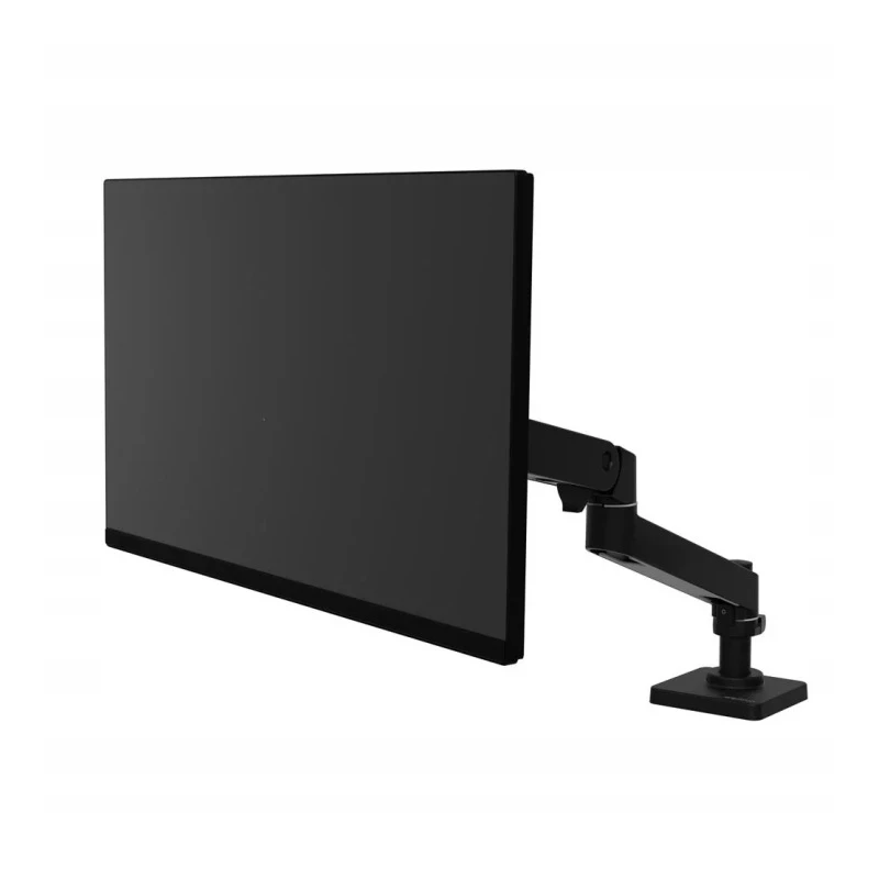 Ergotron LX PRO mocny regulowany uchwyt biurkowy na jeden monitor (czarny)