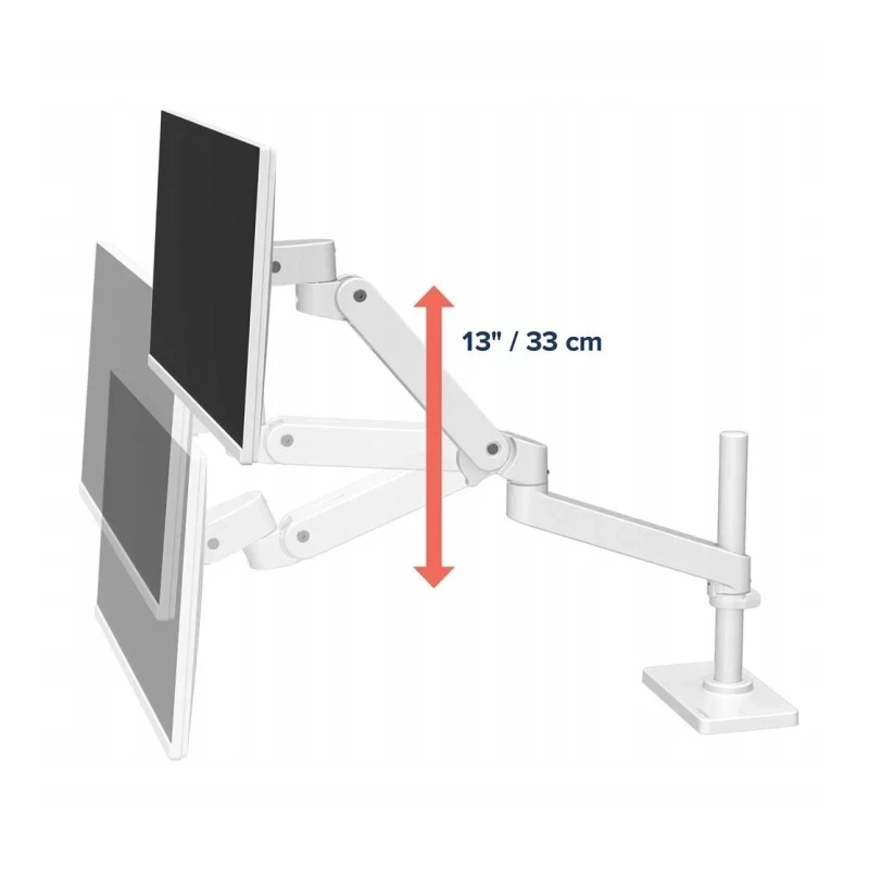 Ergotron LX PRO uchwyt biurkowy na jeden monitor wysok punkt montażowym (biały)