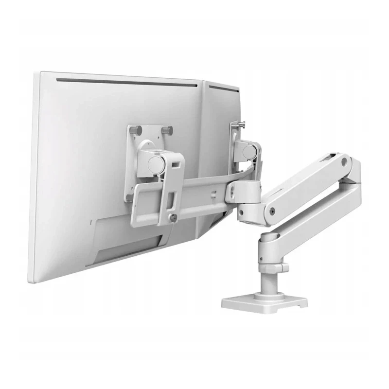 Ergotron LX PRO regulowany mocny uchwyt biurkowy na dwa monitory (biały)