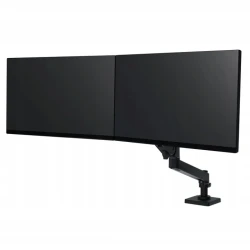 Ergotron LX PRO regulowany mocny uchwyt biurkowy na dwa monitory (czarny)