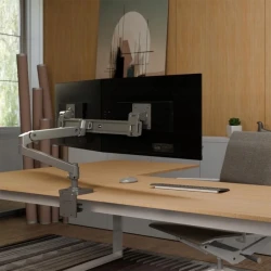 Ergotron LX PRO regulowany mocny uchwyt biurkowy na 2 monitory (ciemnoszary)
