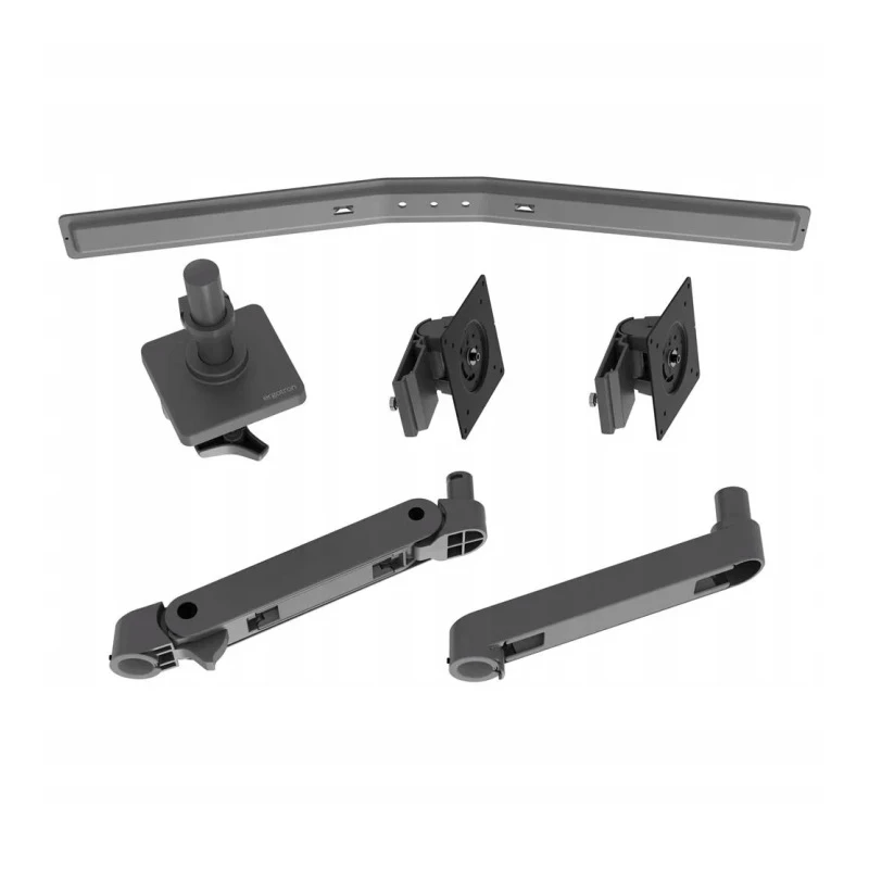 Ergotron LX PRO regulowany mocny uchwyt biurkowy na 2 monitory (ciemnoszary)