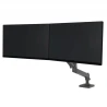 Ergotron LX PRO regulowany mocny uchwyt biurkowy na 2 monitory (ciemnoszary)