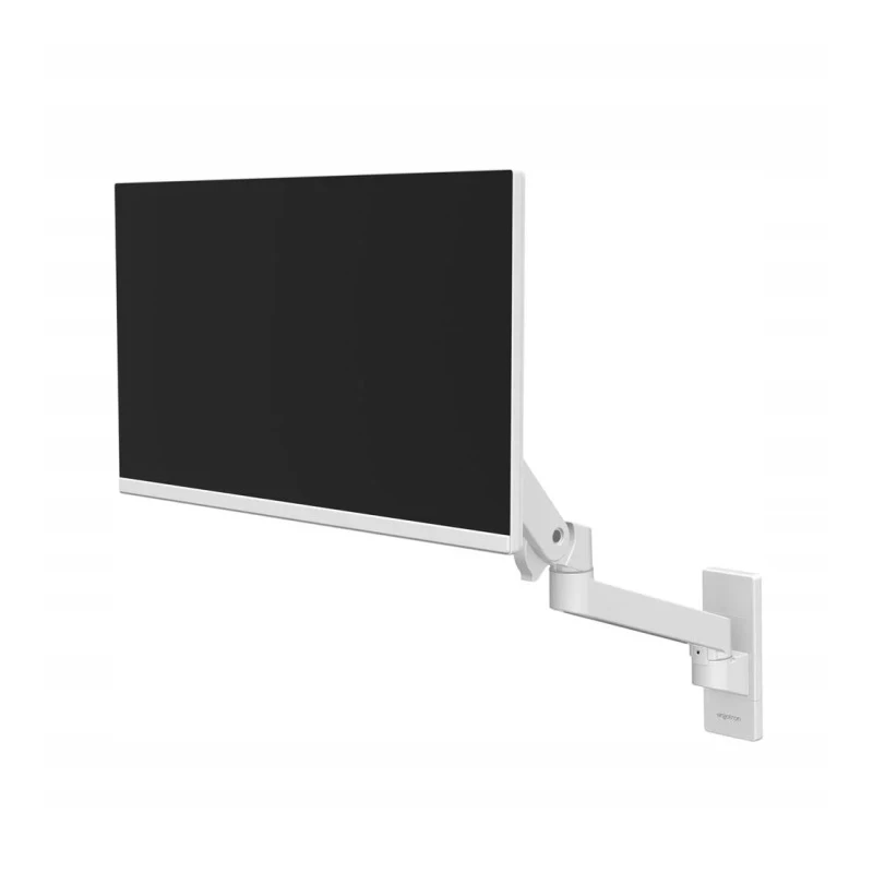 Ergotron LX PRO mocny regulowany uchwyt ścienny na jeden monitor (biały)