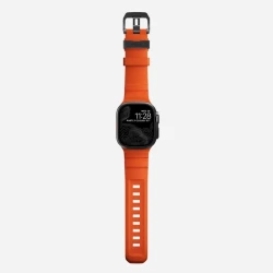 NOMAD sportowy pasek Apple Watch KFM i tytan 10/9/8/7/SE/6/5/4 49/46/45/44 (magma, black hardware)