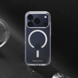 Native Union Case dopasowane przeźroczyste etui iPhone 17Pro MagSafe plecki (transparent)