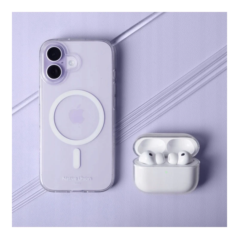 Native Union Case dopasowane przeźroczyste etui iPhone 17 MagSafe plecki (transparent)