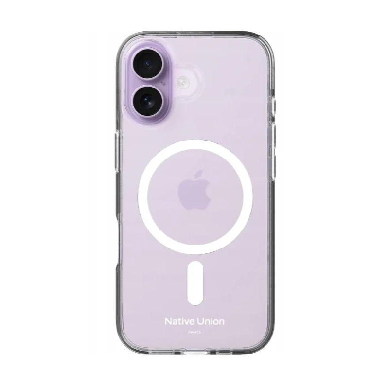 Native Union Case dopasowane przeźroczyste etui iPhone 17 MagSafe plecki (transparent)