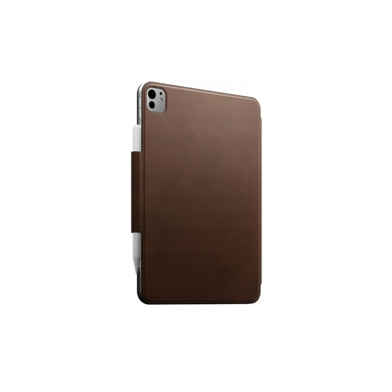 NOMAD skórzana obudowa ochronna iPad Pro 13 M4 2024 mocowaniem Apple Pencil (brown)