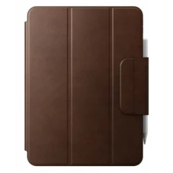 NOMAD skórzana obudowa ochronna iPad Pro 13 M4 2024 mocowaniem Apple Pencil (brown)
